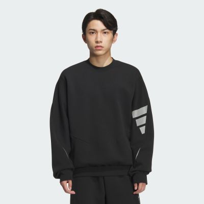 【adidas 愛迪達】 FUTURE STYLE 長袖上衣 男 KC0156