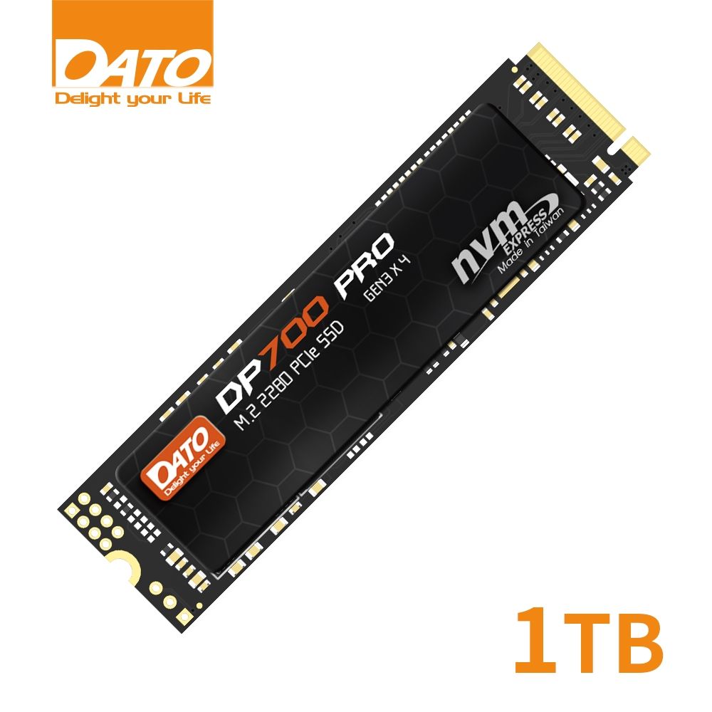 DATO 達多DP700Pro 1TB M.2 2280 PCIe Gen3x4 SSD 固態硬碟(最高達讀