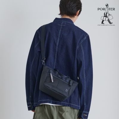 PORTER INTERNATIONAL - 自信經典NEW HEAT手提包(S) - 深藍