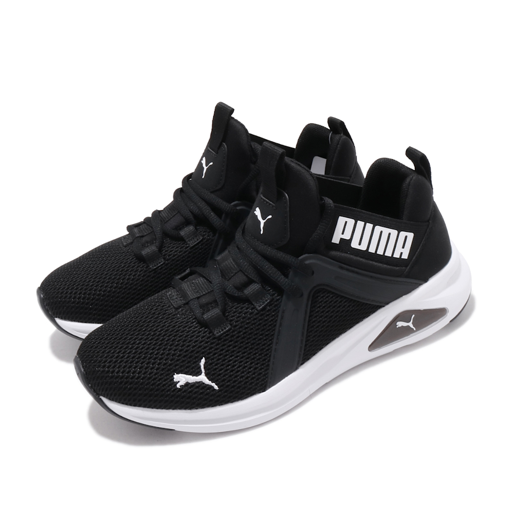 Puma 慢跑鞋 Enzo 2 Wns 女鞋 黑 白 輕量 透氣 舒適 避震 運動鞋 基本款 19325601