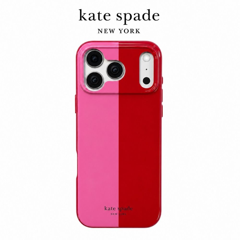kate spade iPhone 18系列 精品磁吸防摔手機殼 粉紅超跑