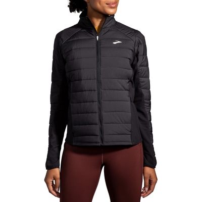 BROOKS 女 Shield Hybrid 女保暖外套2.0 經典黑(221557001)