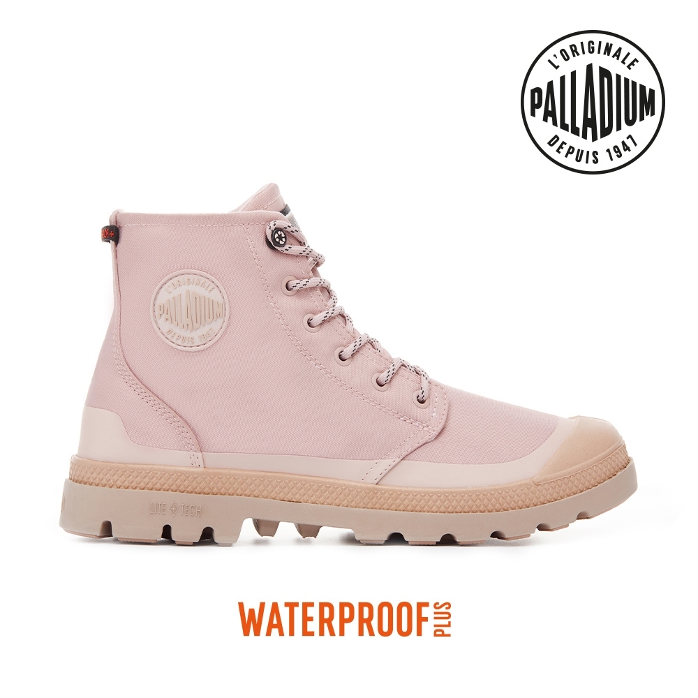 PALLADIUM PAMPA RCYCL LITE+WP+ ZIP再生科技輕量拉鍊橘標防水靴-中性 多款任選 (玫瑰粉)