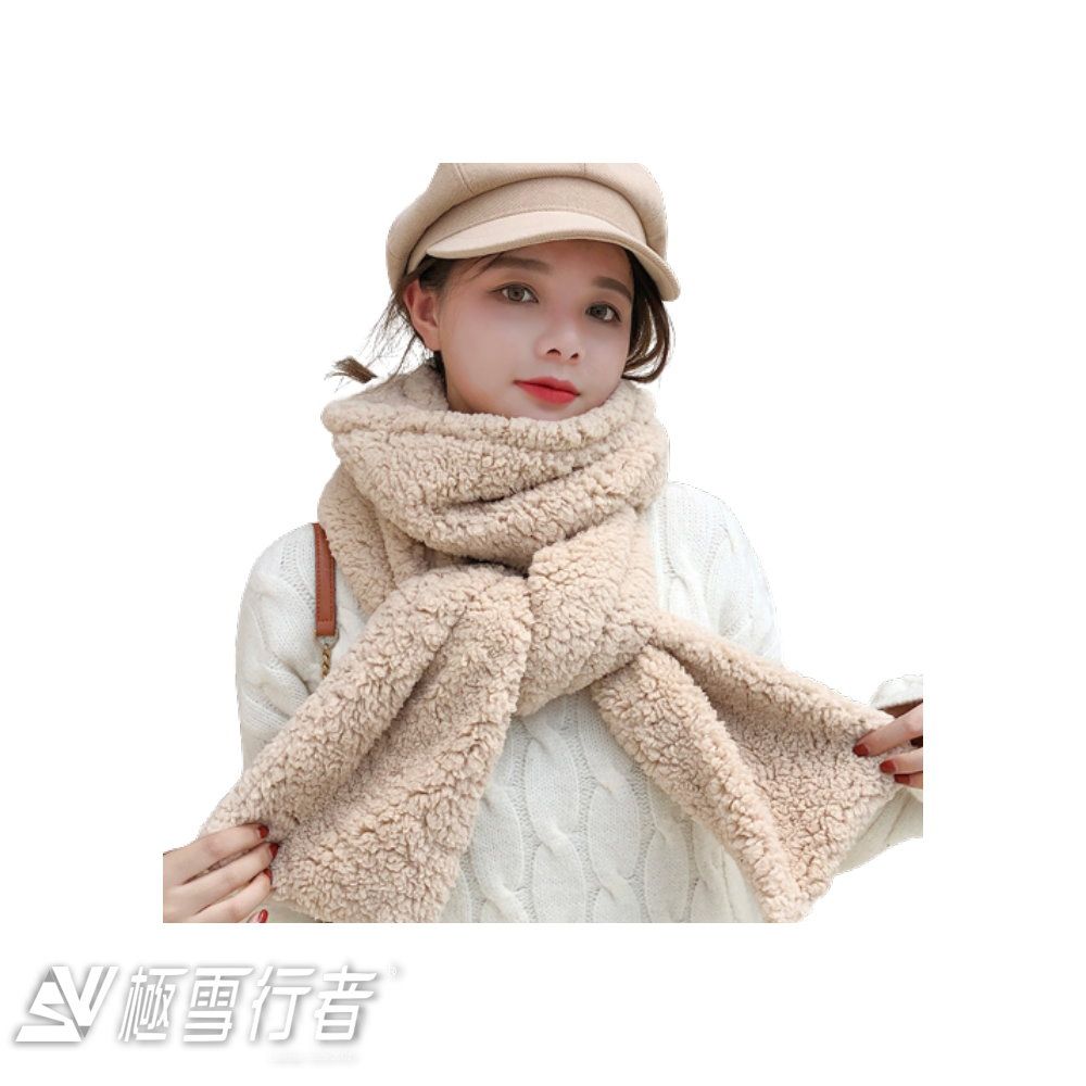 【極雪行者】SW-WG 羊羔絨加厚百搭保暖圍巾
