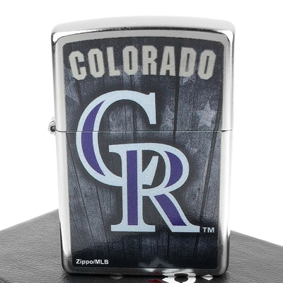 ZIPPO 美系~MLB美國職棒大聯盟-國聯-Colorado Rockies科羅拉多洛磯隊