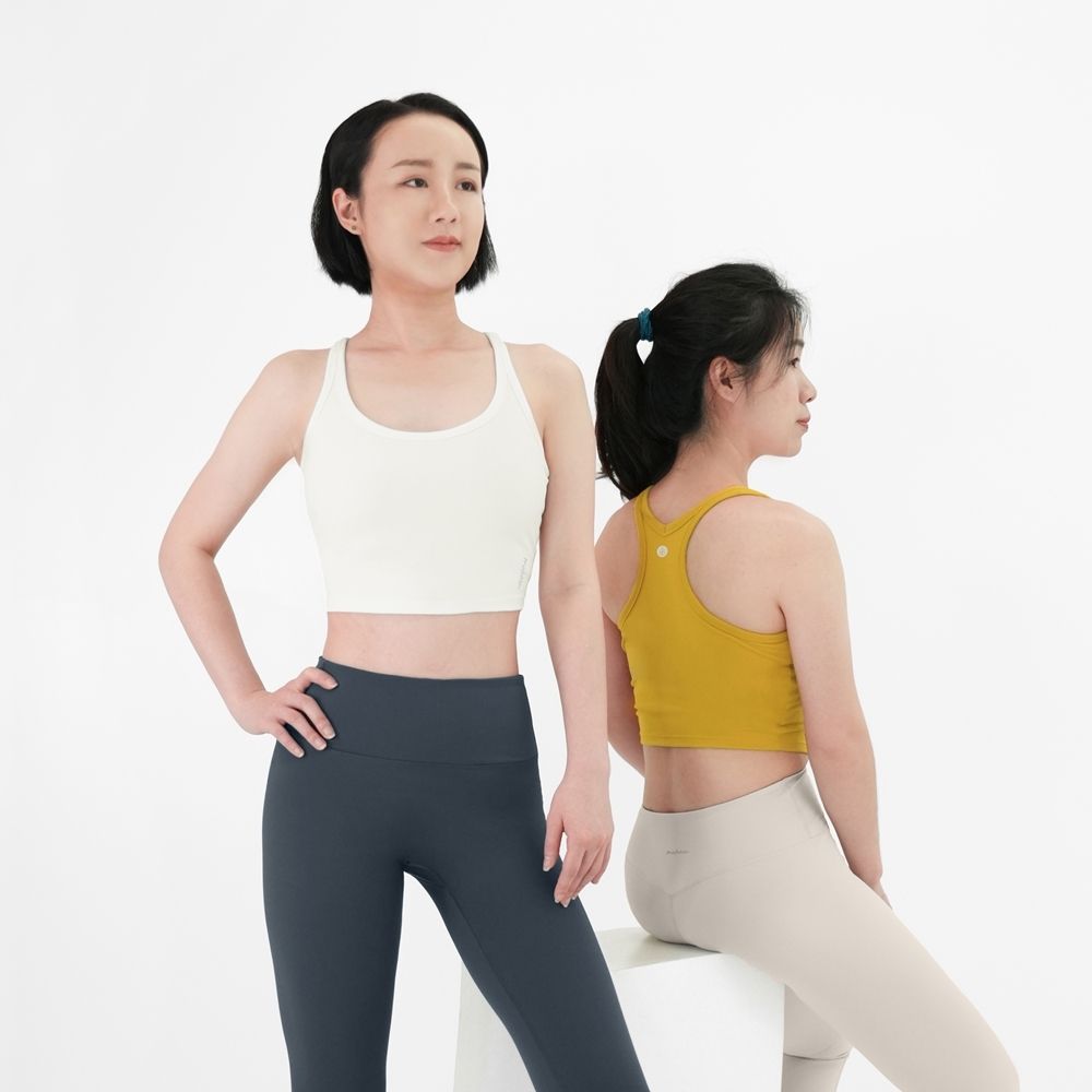 【Mukasa】FITNESS CC彈力小背心 - MUK-25064 - 多色可選