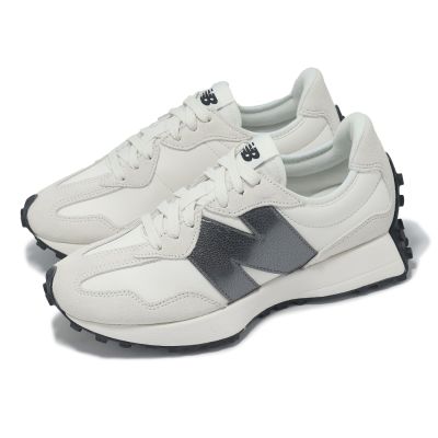 New Balance 休閒鞋 327 女鞋 白 灰 麂皮 復古 拼接 NB 紐巴倫 WS327JWB-B