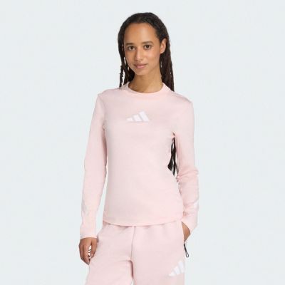 Adidas 愛迪達 W Z.n.e. Ls Tee KE4907 女 長袖上衣 休閒長袖 粉紅 亞版