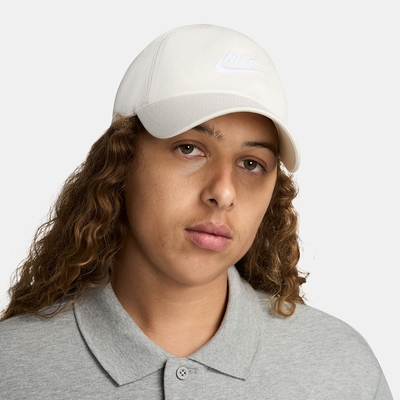 NIKE 帽子 運動帽 棒球帽 遮陽帽 U NK CLUB CAP U CB FUT WSH L 米白 FB5368-133