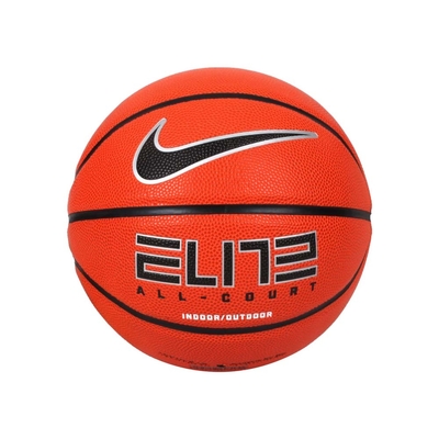 NIKE ELITE ALL COURT 2.0 8P 5號籃球-室內外 N100408885505 橘黑銀