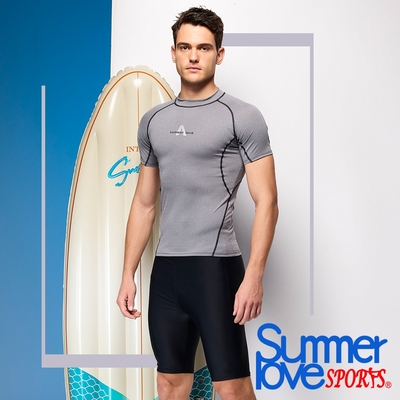 SUMMER LOVE 夏之戀 SPORTS大男短袖衝浪裝上衣 (C24903)