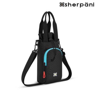 Sherpani RFID 防潑水多功能水壺攜行袋 (25II) Izzie 2L｜黑彩色/Chromatic