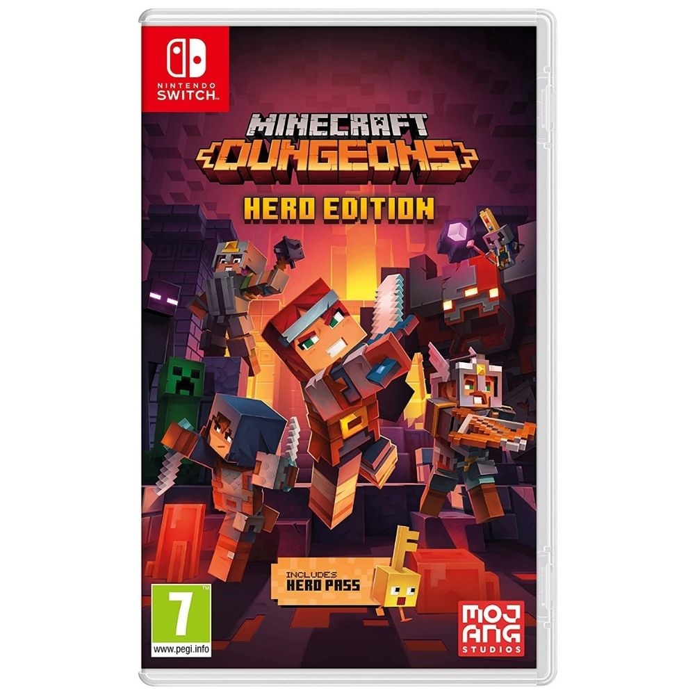 Minecraft Nintendo Switch版　新品未開封 任天堂Nintendo Switch 我的世界：地下城英雄版Minecraft 中英文版