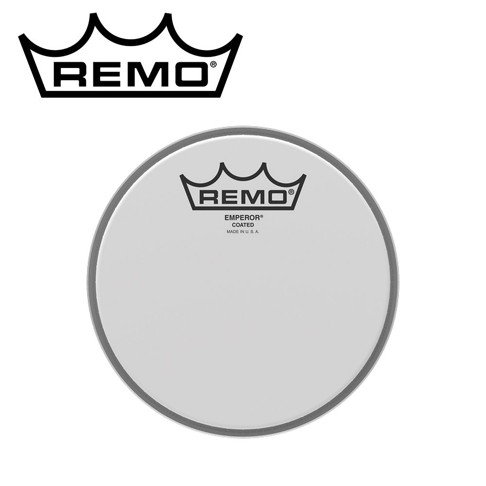 REMO Emperor Coated 雙層噴白鼓皮 13"