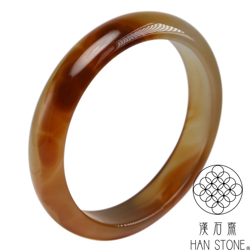 極上 漢時代瑪瑙玉環　M--4-1 漢石齋】天然瑪瑙手鐲玉鐲(手圍20.6/ 版寬14.3mm) | 漢石齋| Yahoo購物中心