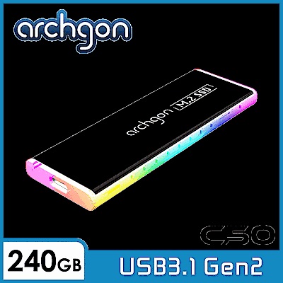 Archgon C503CW  240GB RGB外接式固態硬碟 USB3.1 Gen2