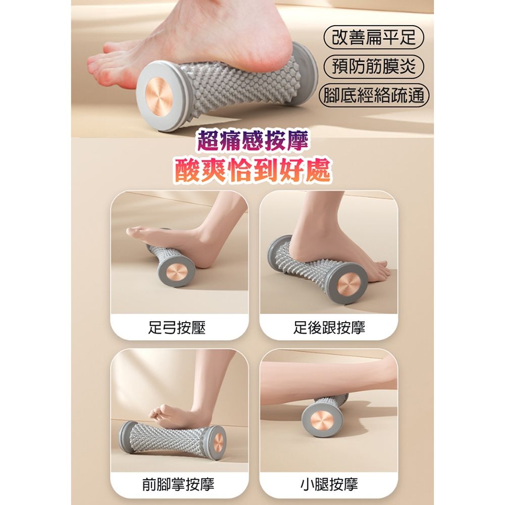 WIDE VIEW】足底按摩滾輪三件舒壓組(筋膜滾筒按摩滾輪花生球按摩小腿腳底按摩足底按摩/MSG01) | 健康步道墊| Yahoo購物中心