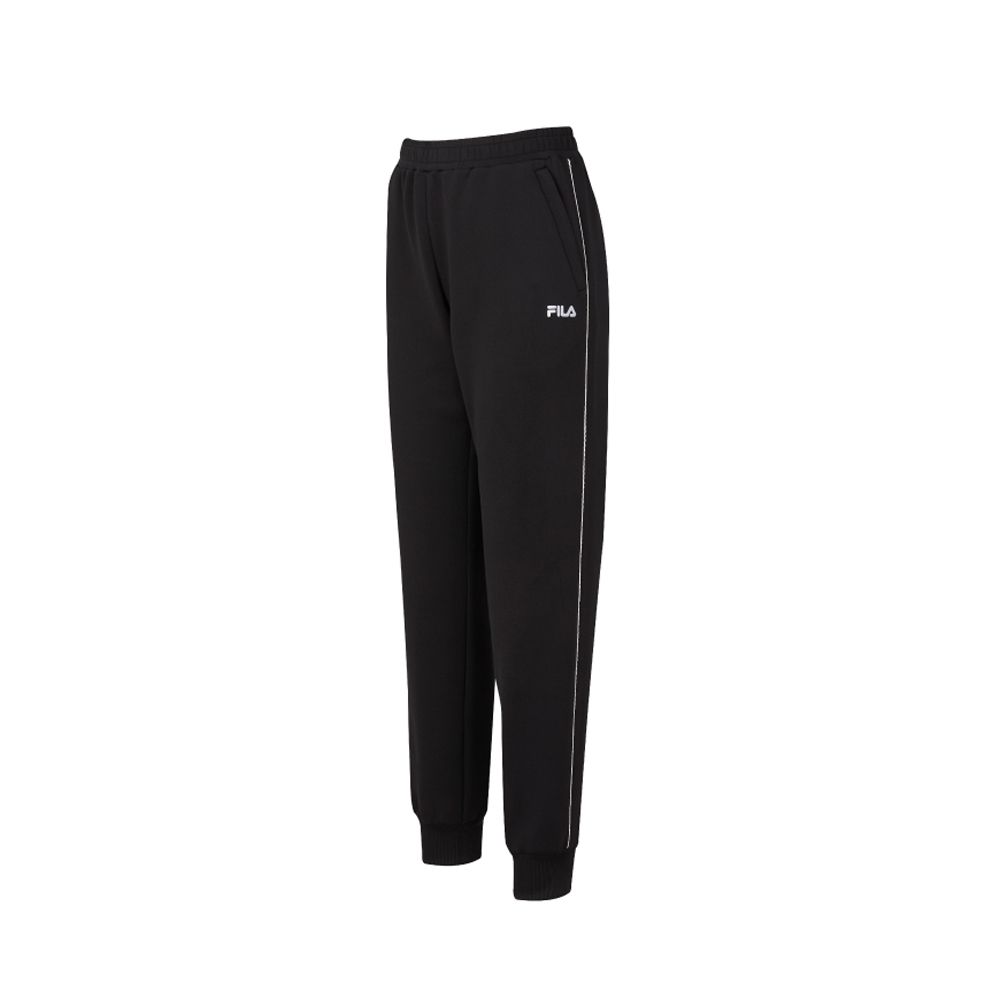 【FILA】女針織長褲-黑色 5PNA-5323-BK
