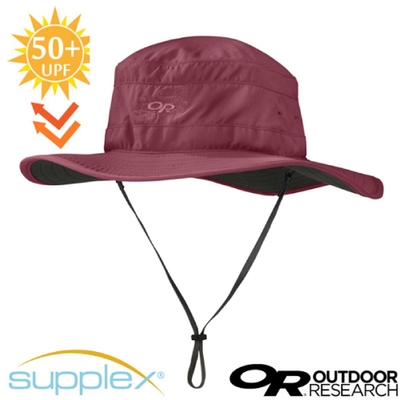 Outdoor Research Solar Roller Sun Hat 超輕防曬抗UV透氣可調可收折中盤帽子(UPF 50+).圓盤帽 紅
