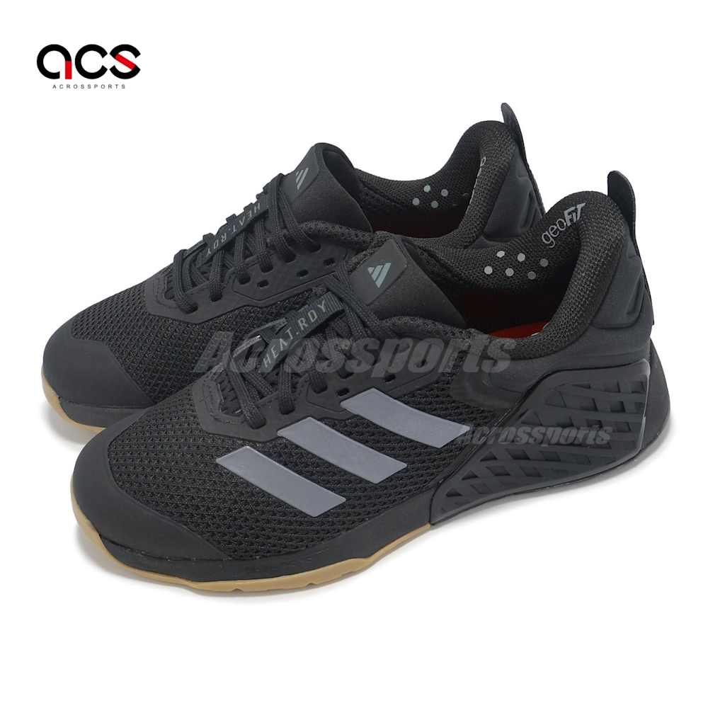 adidas 訓練鞋 Dropset 3 Trainer W 女鞋 黑 灰 健身 支撐 運動鞋 愛迪達 ID8632