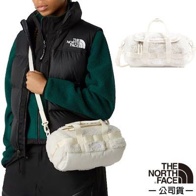 【The North Face】BASE CAMP HIGH PILE MINI BAG 絨毛迷你肩背手提兩用包_8F05-UBO 沙丘白