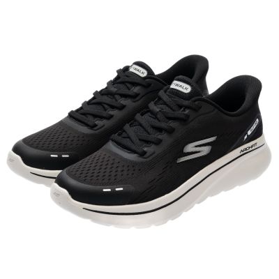 SKECHERS 男鞋 健走系列 健走鞋 瞬穿舒適科技 GO WALK ARCH FIT N-JOY - 217075BKW