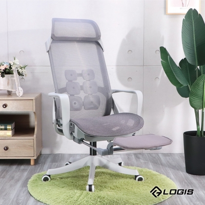 LOGIS邏爵傢俱 舒適仰躺人體工學電腦椅 辦公椅