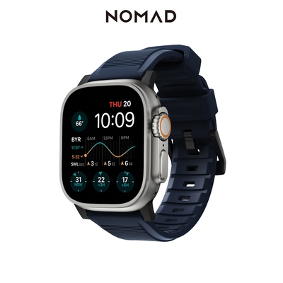 美國NOMAD Apple Watch專用高性能橡膠質感錶帶-49/46/45/44mm