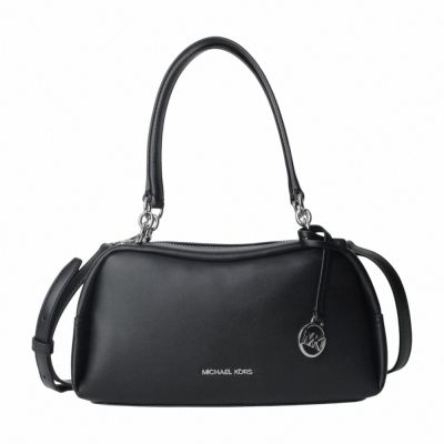 MICHAEL KORS Cecily 皮革兩用手提包(黑)小款