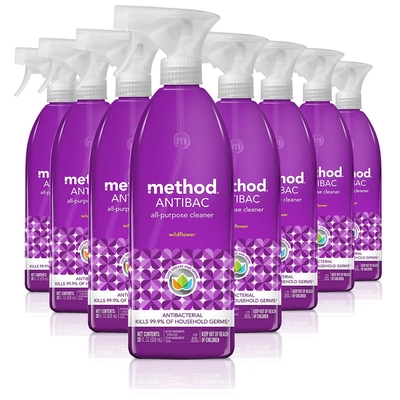 Method 美則 全方位抗菌清潔劑-百花香(828mlx8入)