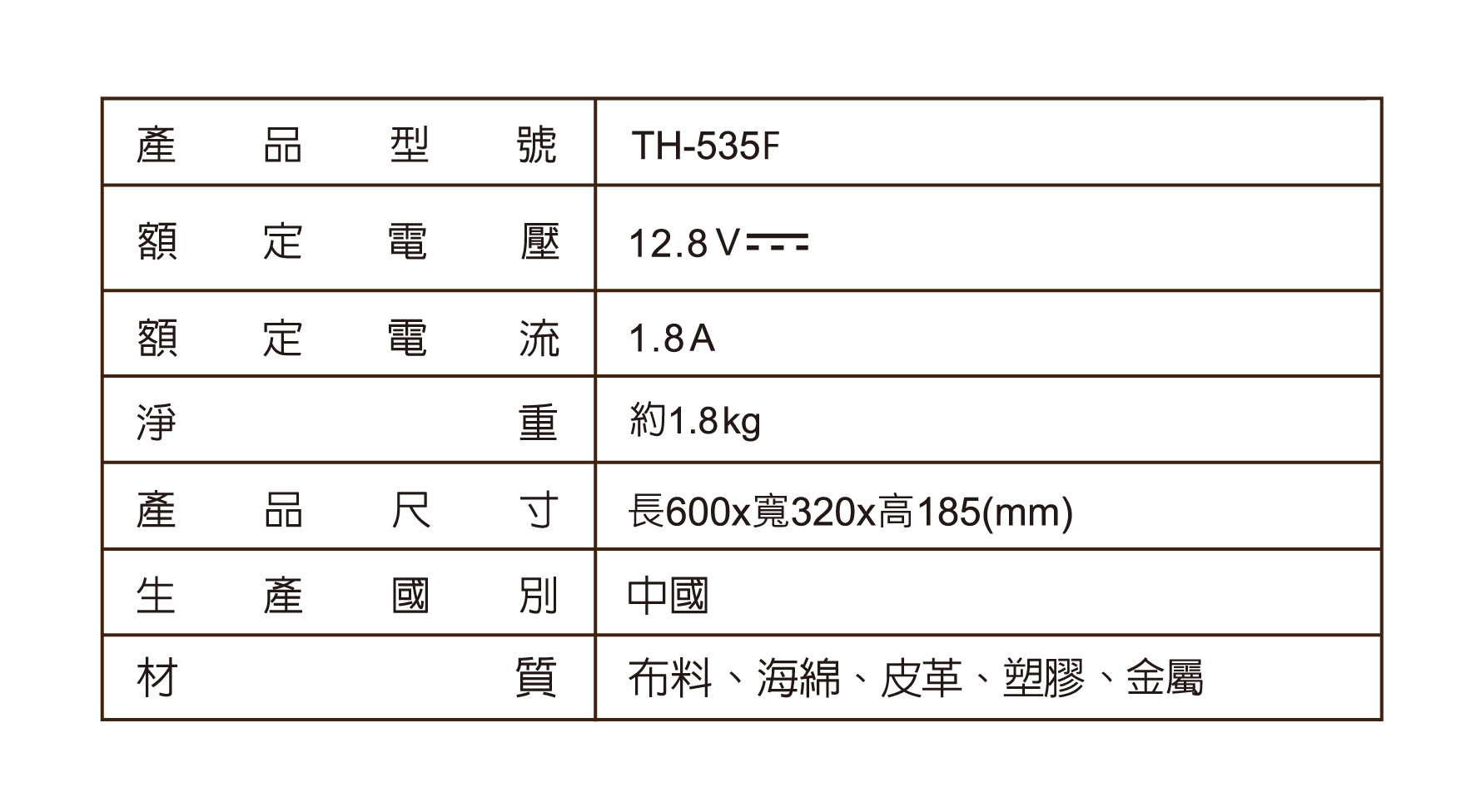 TOKUYO督洋 TH-535 - 詳情1