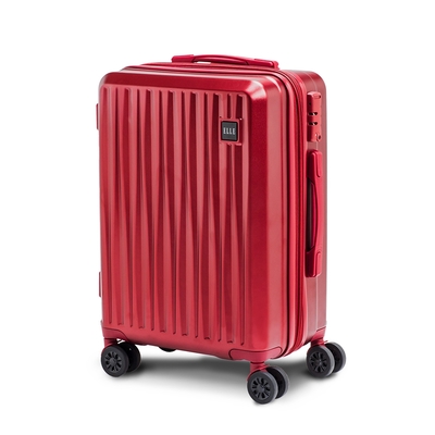 最後數量【ELLE】皇冠系列 24吋對開 超質感防爆抗刮耐衝撞複合材質行李箱/登機箱 (3色可選) EL31267