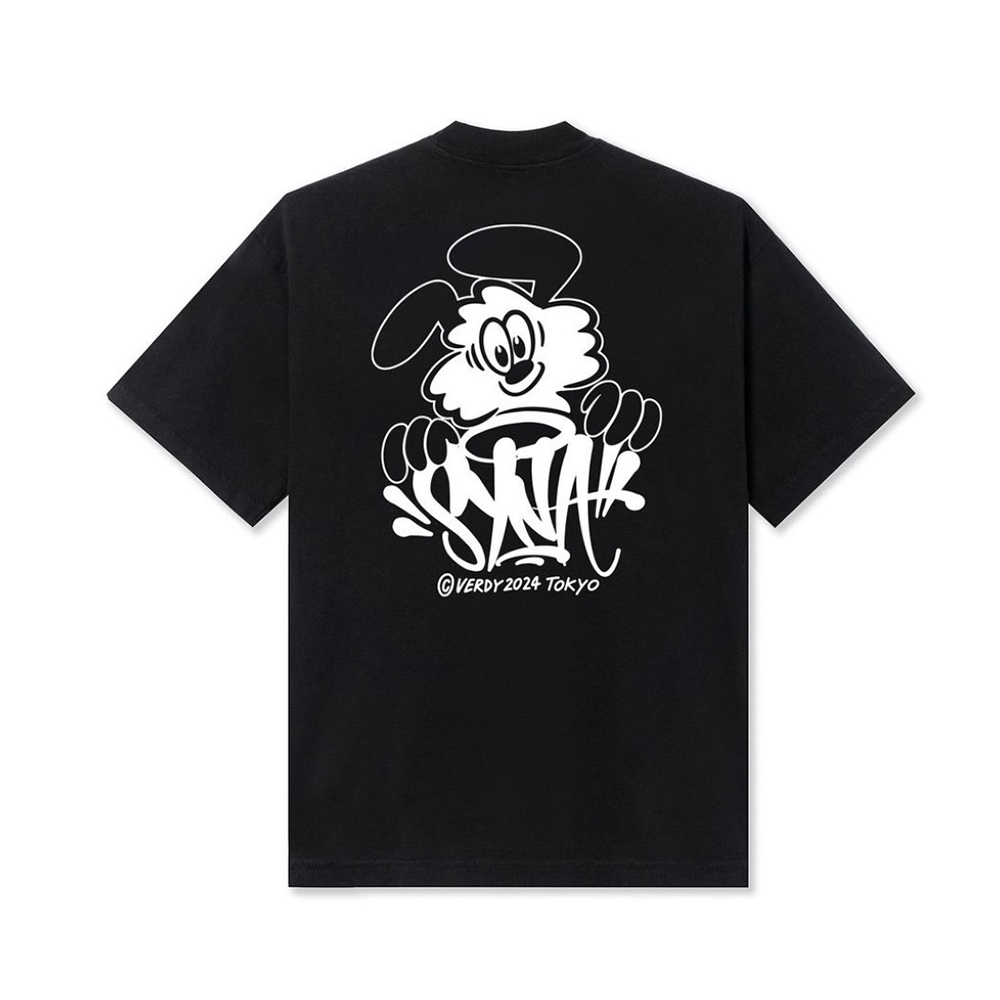 VERDY x Central Cee SYNA WORLD tee 黑短袖上衣T恤聯名款| 休閒鞋