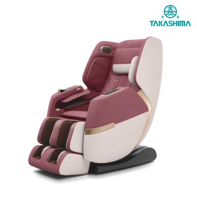  TAKASHIMA高島 A-5203 愛舒服 iVoz Pro AI按摩沙發椅，結合AI智慧科技與舒適沙發設計，提供頸部、肩部、手臂、背部、小腿及足底全方位指壓式按摩。支援溫熱功能及音樂播放（含外接），紅色系、黃色系、灰色系選擇，全機PVC材質（部分貓抓皮或荔枝紋皮革），功率100W，110V插電式使用。本體直立尺寸118x74x116cm，斜躺165x74x90.5cm，重量73.3kg，BSMI認證R31662，1年保固（官網會員贈延長，皮革登入享5年）。中國製造，個人衛生用品拆封不退，適閤家用放鬆舒壓。 