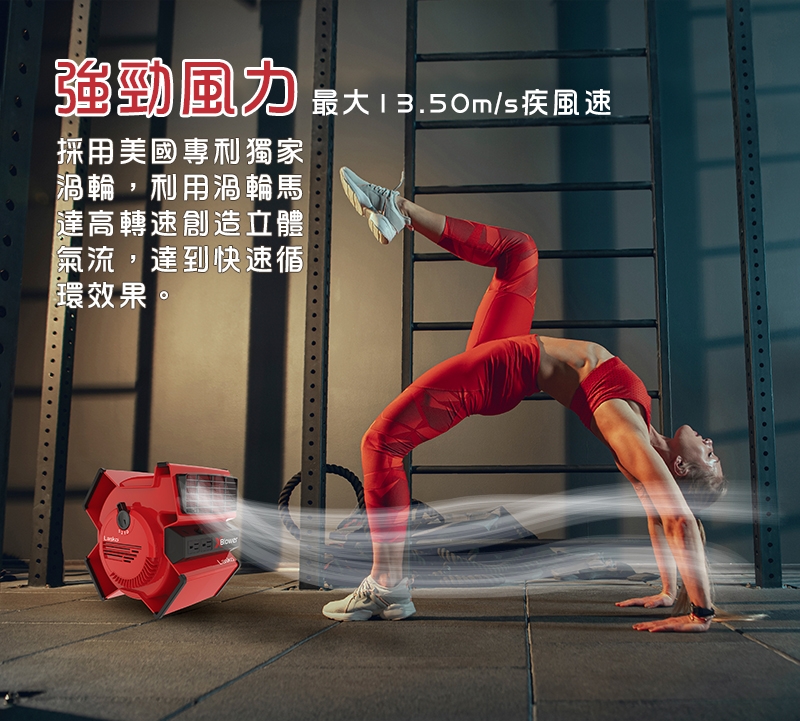 美國Lasko】赤色風暴渦輪風扇X12900TW+收納袋.清潔刷| 其他電