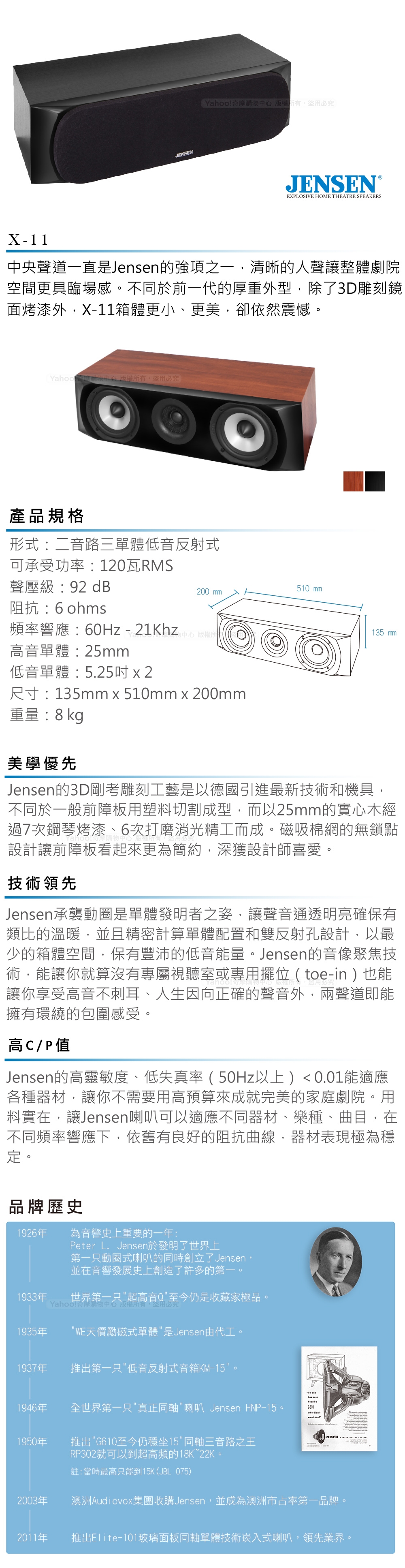 JENSEN X-11 - 詳情1