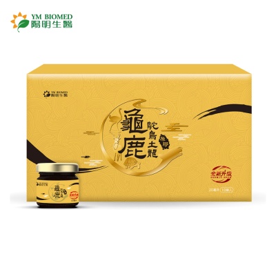 【YM BIOMED 陽明生醫】龜鹿鴕鳥土龍原膠(10入/盒)