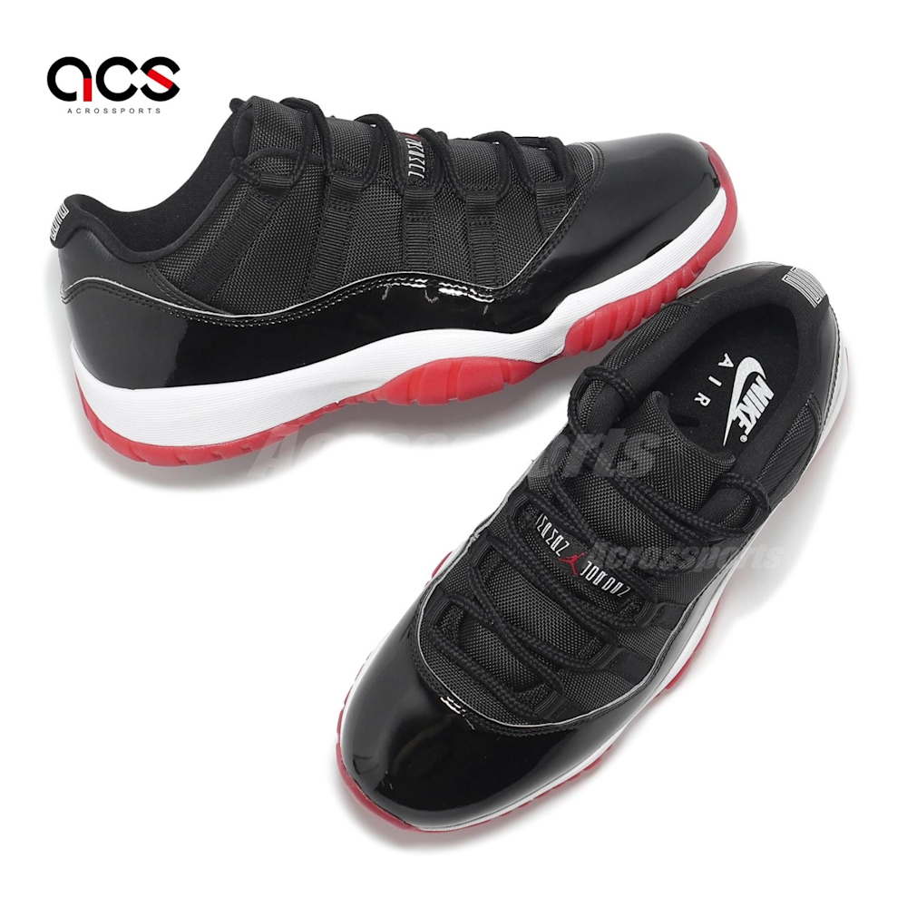 Nike 休閒鞋Air Jordan 11 Retro Low 男鞋Bred 黑紅AJ11 復刻FV5104