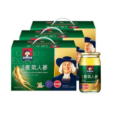 【官方直營】桂格 無糖養氣人蔘滋補液 (60ml×19入×3盒)