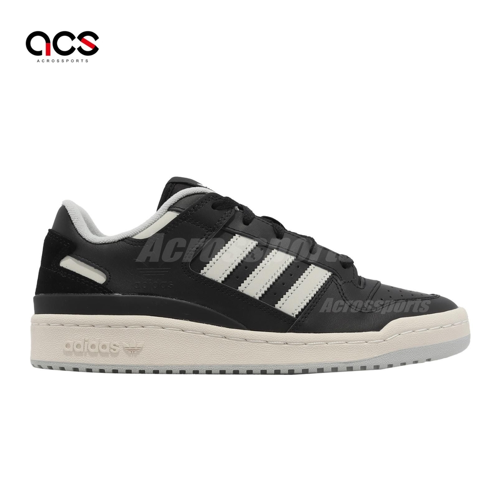 adidas 休閒鞋Forum Low CL 男鞋女鞋黑白皮革復古愛迪達IE7218