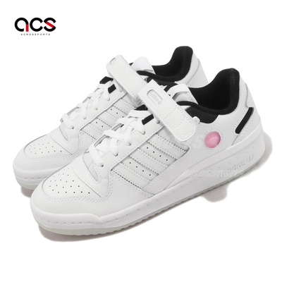 adidas 休閒鞋 Forum Low W 女鞋 白 黑 小白鞋 皮革 復古 百搭 愛迪達 HQ1932