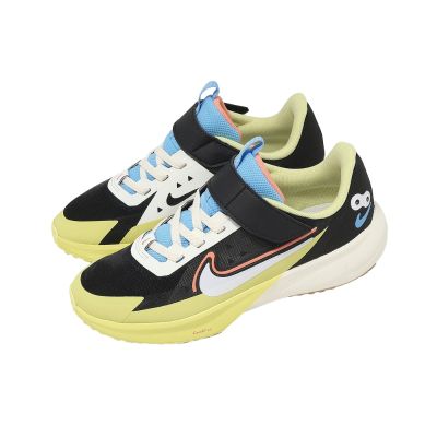 Nike 慢跑鞋 Sonic Fly PS 中童 小朋友 黑 魔鬼氈 運動鞋 IW2030-011