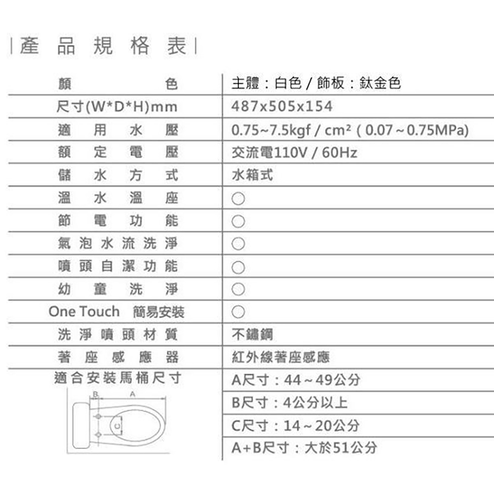 CAESAR凱撒衛浴 TAF191 - 詳情5