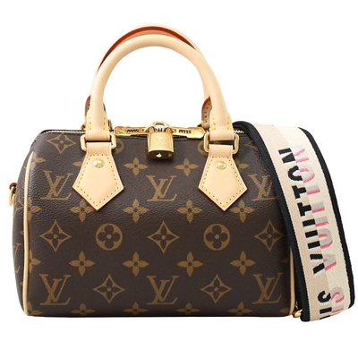 LOUIS VUITTON路易威登 LV M46234 Speedy 20 經典花紋手提肩/斜背兩用波士頓包