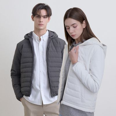 【雙11限時搶】GIORDANO 男/女裝 素色連帽外套 E-care輕暖系列【多色任選】