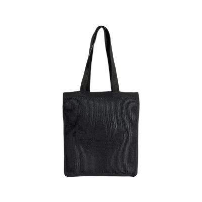 adidas 愛迪達 托特包 Crochet Tote Bag 黑 肩背 針織 手提 KD1002