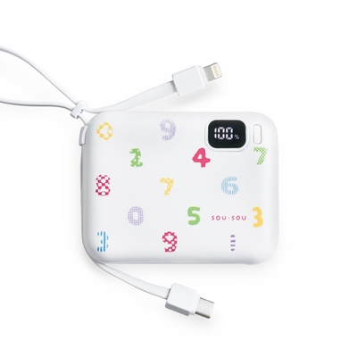 【台灣製造】SOU．SOU 10000mAh 自帶雙線四輸出快充行動電源