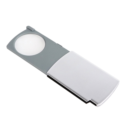 2入組 Hamlet 哈姆雷特 SLIMAG 2.5x/6D/45mm 二合一LED照明攜帶型名片放大鏡 N246