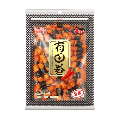 有田製果 海苔小卷 辣味 (80g)