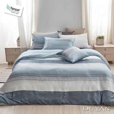 【DUYAN 竹漾】40支100%天絲特大床包三件組 / 帕裡斯 臺灣製
